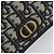 Borsa a tracolla con catena Christian Dior Trotter Canvas Navy Gold Auth 196933M D'oro Blu navy - vista 18