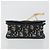Borsa a tracolla con catena Christian Dior Trotter Canvas Navy Gold Auth 196933M D'oro Blu navy - vista 5