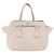 Tote PRADA Handtasche aus Leder Weiß Silber BN2611 Auth am12429A - Ansicht 13
