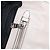 Tote PRADA Handtasche aus Leder Weiß Silber BN2611 Auth am12429A - Ansicht 26