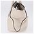 Tote PRADA Handtasche aus Leder Weiß Silber BN2611 Auth am12429A - Ansicht 3