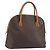 Céline Borsa a mano CELINE Macadam Canvas PVC Leather Brown Gold Auth mr2823 Marrone D'oro