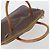 Céline Borsa a mano CELINE Macadam Canvas PVC Leather Brown Gold Auth mr2823 Marrone D'oro - vista 6