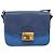Borsa a tracolla Miu Miu in pelle blu navy tono oro Auth 198643A - vista 13