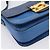 Borsa a tracolla Miu Miu in pelle blu navy tono oro Auth 198643A - vista 14