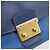 Borsa a tracolla Miu Miu in pelle blu navy tono oro Auth 198643A - vista 18