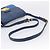 Borsa a tracolla Miu Miu in pelle blu navy tono oro Auth 198643A - vista 7
