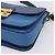 Borsa a tracolla Miu Miu in pelle blu navy tono oro Auth 198643A - vista 9