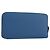 Hermès HERMES Azap Silk In Wallet Leather Blue Silver Auth 196072M Silber Blau