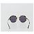 Gafas de sol PRADA Metal Brown Champagne Gold Auth 196722M Castaño Dorado - vista 2