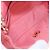 Borsa a catena CHANEL Mini Matelasse 14 Valentine in pelle di agnello rosa CC Auth 196341SAM D'oro - vista 10