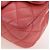 Borsa a catena CHANEL Mini Matelasse 14 Valentine in pelle di agnello rosa CC Auth 196341SAM D'oro - vista 17