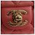 Borsa a catena CHANEL Mini Matelasse 14 Valentine in pelle di agnello rosa CC Auth 196341SAM D'oro - vista 20