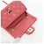 Borsa a catena CHANEL Mini Matelasse 14 Valentine in pelle di agnello rosa CC Auth 196341SAM D'oro - vista 21