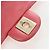Borsa a catena CHANEL Mini Matelasse 14 Valentine in pelle di agnello rosa CC Auth 196341SAM D'oro - vista 22