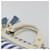Céline CELINE Boogie Bag Canvas Navy Gold Tone Auth 198642A Blu navy - vista 14