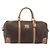 Céline Sac Boston CELINE Macadam PVC Cuir Marron Ton Or Auth 194119A - vue 13