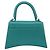 Borsa BALENCIAGA Hour Glass Small in pelle 2way Verde Argento 593546 Auth 196703M - vista 2