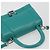 Borsa BALENCIAGA Hour Glass Small in pelle 2way Verde Argento 593546 Auth 196703M - vista 6