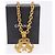 Collana CHANEL COCO Metallo Tono Oro CC Auth 198801V - vista 12