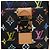 Borsa LOUIS VUITTON Monogram Multicolor Keepall 45 Nera M92640 Auth 195545SV Nero - vista 21