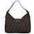 Borsa a tracolla FENDI Zucca Canvas Mamma Baguette Marrone Nero Auth 198708V - vista 2