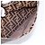 Borsa a tracolla FENDI Zucca Canvas Mamma Baguette Marrone Nero Auth 198708V - vista 22