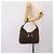 Borsa a tracolla FENDI Zucca Canvas Mamma Baguette Marrone Nero Auth 198708V - vista 23