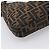 Borsa a tracolla FENDI Zucca Canvas Mamma Baguette Marrone Nero Auth 198708V - vista 9