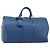 LOUIS VUITTON Epi Keepall 50 Boston Bag Blue M42965 LV Auth ka5428A