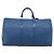 LOUIS VUITTON Epi Keepall 50 Boston Bag Blue M42965 LV Auth ka5428A - vista 2