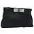 Borsa a tracolla Salvatore Ferragamo Vala Raso Nero Argento Auth 196662A