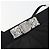 Borsa a tracolla Salvatore Ferragamo Vala Raso Nero Argento Auth 196662A - vista 10