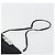 Borsa a tracolla Salvatore Ferragamo Vala Raso Nero Argento Auth 196662A - vista 8