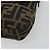 Borsa a tracolla FENDI Zucca Canvas Mamma Baguette Marrone Nero Auth am12413V - vista 14