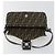 Borsa a tracolla FENDI Zucca Canvas Mamma Baguette Marrone Nero Auth am12413V - vista 19