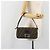 Borsa a tracolla FENDI Zucca Canvas Mamma Baguette Marrone Nero Auth am12413V - vista 25