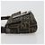Borsa a tracolla FENDI Zucca Canvas Mamma Baguette Marrone Nero Auth am12413V - vista 4