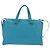Miu Miu Tote Bag Leder 2way Blau Silber Authentisch 195506A - Ansicht 2