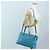 Miu Miu Tote Bag Leder 2way Blau Silber Authentisch 195506A - Ansicht 29