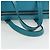 Miu Miu Tote Bag Leder 2way Blau Silber Authentisch 195506A - Ansicht 6