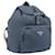 PRADA Rucksack Nylon Hellblau Silber Auth 192533