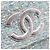 Borsa a mano CHANEL COCO Mark Chain in tweed azzurro e argento CC Auth 197488SAM Blu chiaro - vista 17