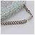 Borsa a mano CHANEL COCO Mark Chain in tweed azzurro e argento CC Auth 197488SAM Blu chiaro - vista 7