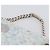 Borsa a mano CHANEL COCO Mark Chain in tweed azzurro e argento CC Auth 197488SAM Blu chiaro - vista 8