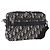 Borsa a tracolla Christian Dior Trotter Canvas Navy Silver Auth 198731V Argento Blu navy