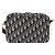 Borsa a tracolla Christian Dior Trotter Canvas Navy Silver Auth 198731V Argento Blu navy - vista 2