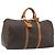 LOUIS VUITTON Monogram Keepall 50 Boston Bag M41426 LV Auth 194386A Monogramma