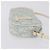 Pochette à main Christian Dior Trotter Canvas PVC Bleu Clair Argent Auth ka5724A Argenté - vue 3