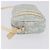 Pochette à main Christian Dior Trotter Canvas PVC Bleu Clair Argent Auth ka5724A Argenté - vue 4